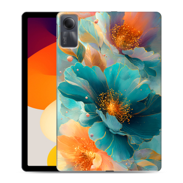 Силиконовый чехол на Xiaomi RedMi Pad SE с принтом Цветы