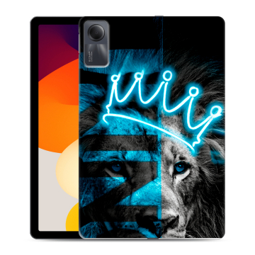 Силиконовый чехол на Xiaomi RedMi Pad SE с принтом Король лев