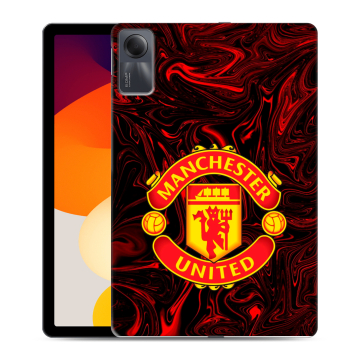 Силиконовый чехол на Xiaomi RedMi Pad SE с принтом Manchester United
