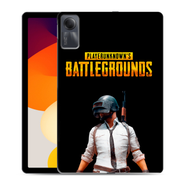 Силиконовый чехол на Xiaomi RedMi Pad SE с принтом PUGB ПАГБ
