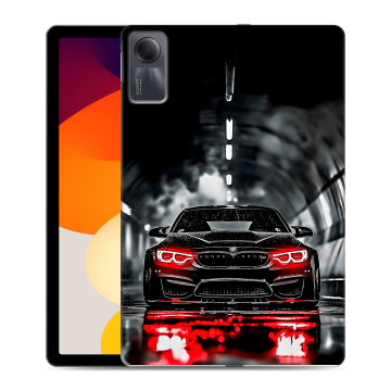 Силиконовый чехол на Xiaomi RedMi Pad SE с принтом BMW БМВ Силиконовый чехол на Xiaomi RedMi Pad SE с принтом BMW БМВ