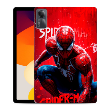 Силиконовый чехол на Xiaomi RedMi Pad SE с принтом Spiderman Человек паук Силиконовый чехол на Xiaomi RedMi Pad SE с принтом Spiderman Человек паук