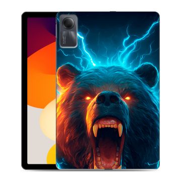 Силиконовый чехол на Xiaomi RedMi Pad SE с принтом Медведь