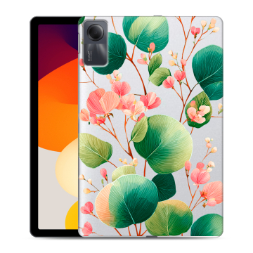 Силиконовый чехол на Xiaomi RedMi Pad SE с принтом женский