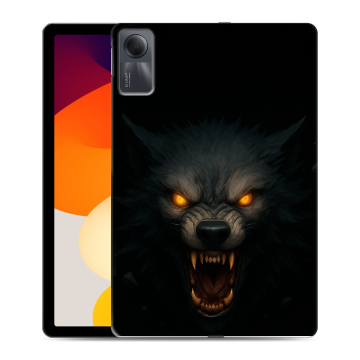 Силиконовый чехол на Xiaomi RedMi Pad SE с принтом Волк