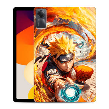 Силиконовый чехол на Xiaomi RedMi Pad SE с принтом Аниме Наруто Naruto