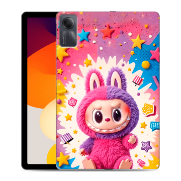Силиконовый чехол на Xiaomi RedMi Pad SE с принтом Labubu Лабубу