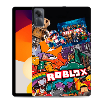 Силиконовый чехол на Xiaomi RedMi Pad SE с принтом Roblox Роблокс Силиконовый чехол на Xiaomi RedMi Pad SE с принтом Roblox Роблокс