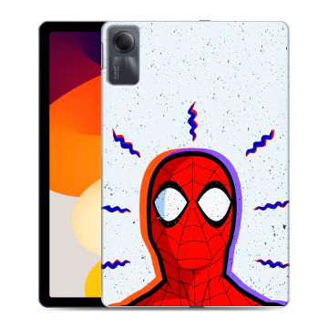 Силиконовый чехол на Xiaomi RedMi Pad SE с принтом Spiderman Человек паук