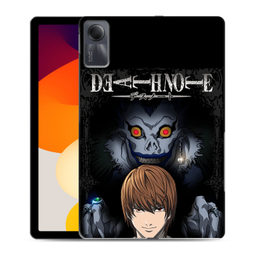 Силиконовый чехол на Xiaomi RedMi Pad SE с принтом Death note Тетрадь смерти