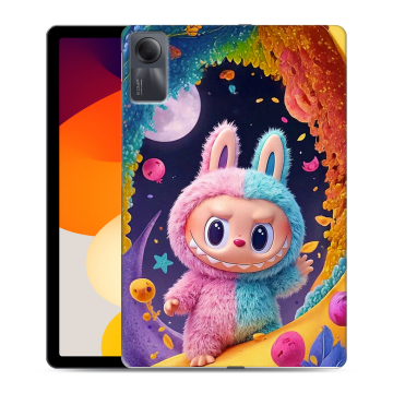Силиконовый чехол на Xiaomi RedMi Pad SE с принтом Labubu Лабубу