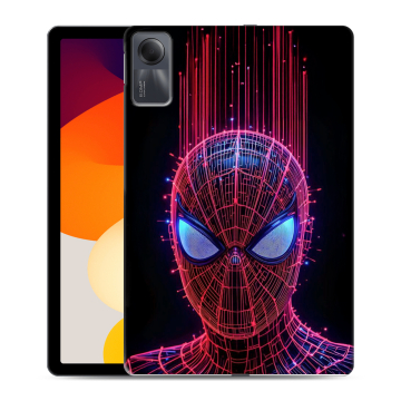 Силиконовый чехол на Xiaomi RedMi Pad SE с принтом Spiderman Человек паук