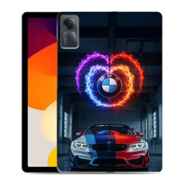 Силиконовый чехол на Xiaomi RedMi Pad SE с принтом BMW БМВ