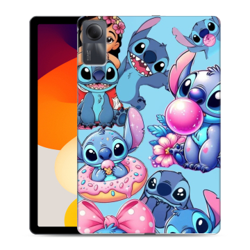 Силиконовый чехол на Xiaomi RedMi Pad SE с принтом Лило и Стич