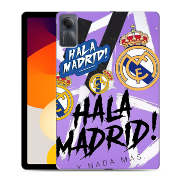 Силиконовый чехол на Xiaomi RedMi Pad SE с принтом Real Madrid Реал Мадрид