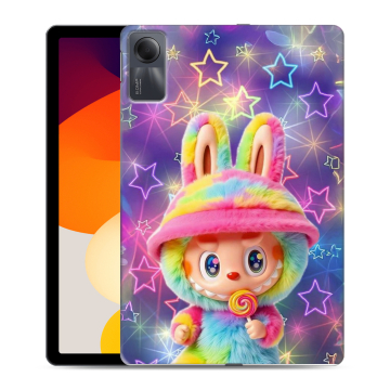 Силиконовый чехол на Xiaomi RedMi Pad SE с принтом Labubu Лабубу Силиконовый чехол на Xiaomi RedMi Pad SE с принтом Labubu Лабубу