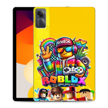 Силиконовый чехол на Xiaomi RedMi Pad SE с принтом Roblox Роблокс Силиконовый чехол на Xiaomi RedMi Pad SE с принтом Roblox Роблокс