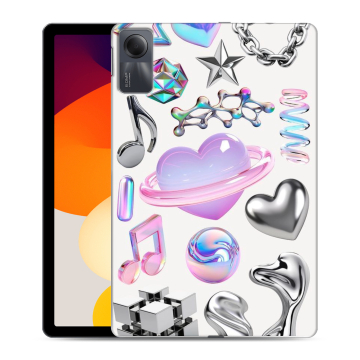 Силиконовый чехол на Xiaomi RedMi Pad SE с принтом Y2K