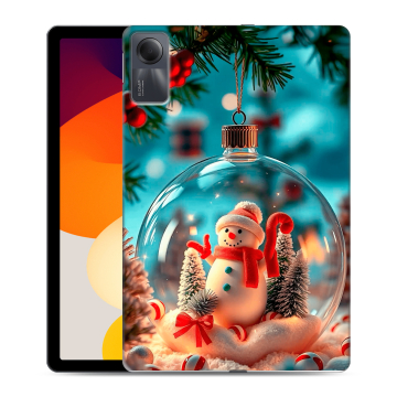 Силиконовый чехол на Xiaomi RedMi Pad SE с принтом Новый год