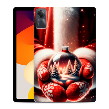 Силиконовый чехол на Xiaomi RedMi Pad SE с принтом Новый год