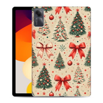 Силиконовый чехол на Xiaomi RedMi Pad SE с принтом Новый год