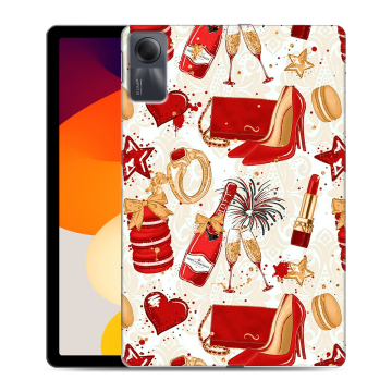 Силиконовый чехол на Xiaomi RedMi Pad SE с принтом Новый год