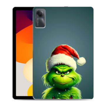 Силиконовый чехол на Xiaomi RedMi Pad SE с принтом Новый год Силиконовый чехол на Xiaomi RedMi Pad SE с принтом Новый год