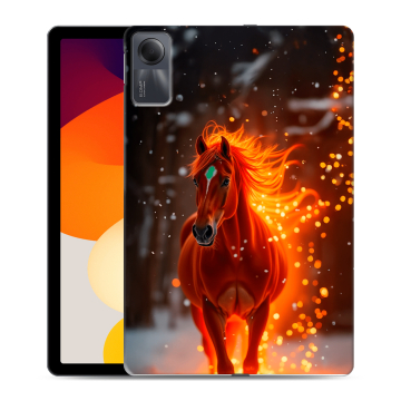 Силиконовый чехол на Xiaomi RedMi Pad SE с принтом Новый год