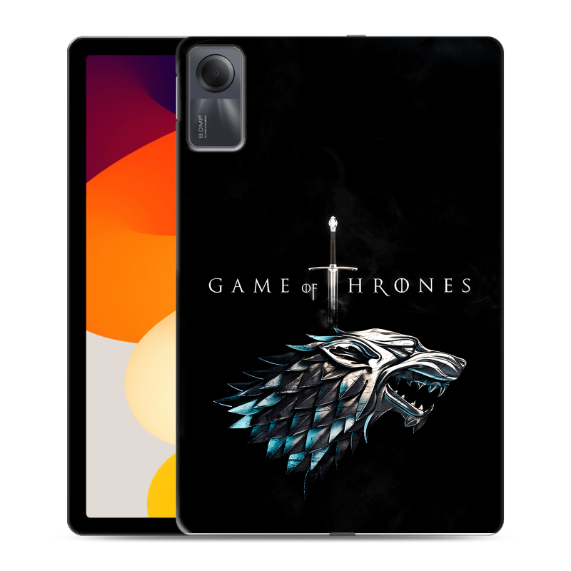 Силиконовый чехол на Xiaomi RedMi Pad SE с принтом Игра Престолов Game Thrones Силиконовый чехол на Xiaomi RedMi Pad SE с принтом Игра Престолов Game Thrones