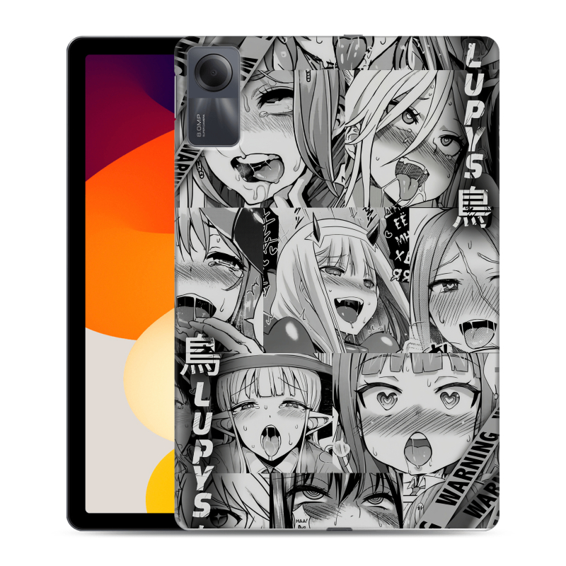 Силиконовый чехол на Xiaomi RedMi Pad SE с принтом Ahegao Ахегао Аниме Силиконовый чехол на Xiaomi RedMi Pad SE с принтом Ahegao Ахегао Аниме