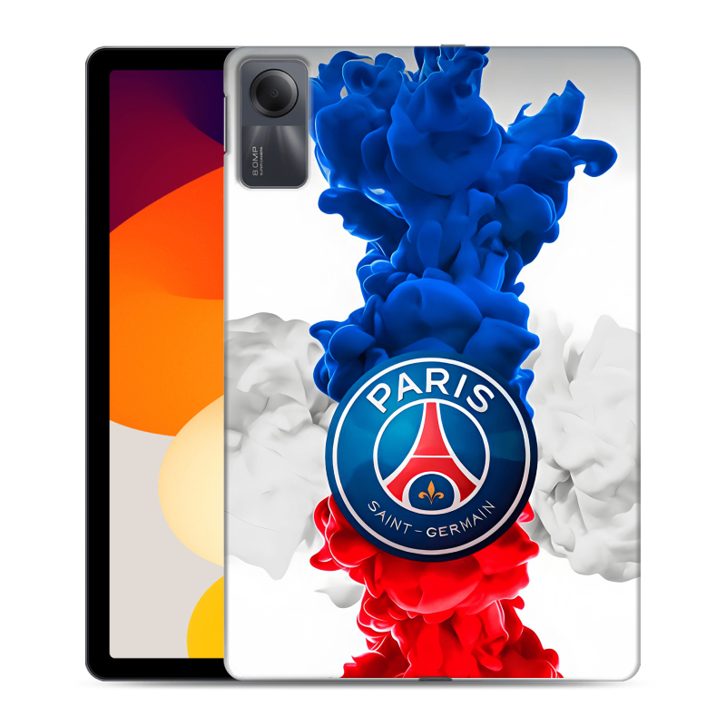 Силиконовый чехол на Xiaomi RedMi Pad SE с принтом PSG ПСЖ Силиконовый чехол на Xiaomi RedMi Pad SE с принтом PSG ПСЖ