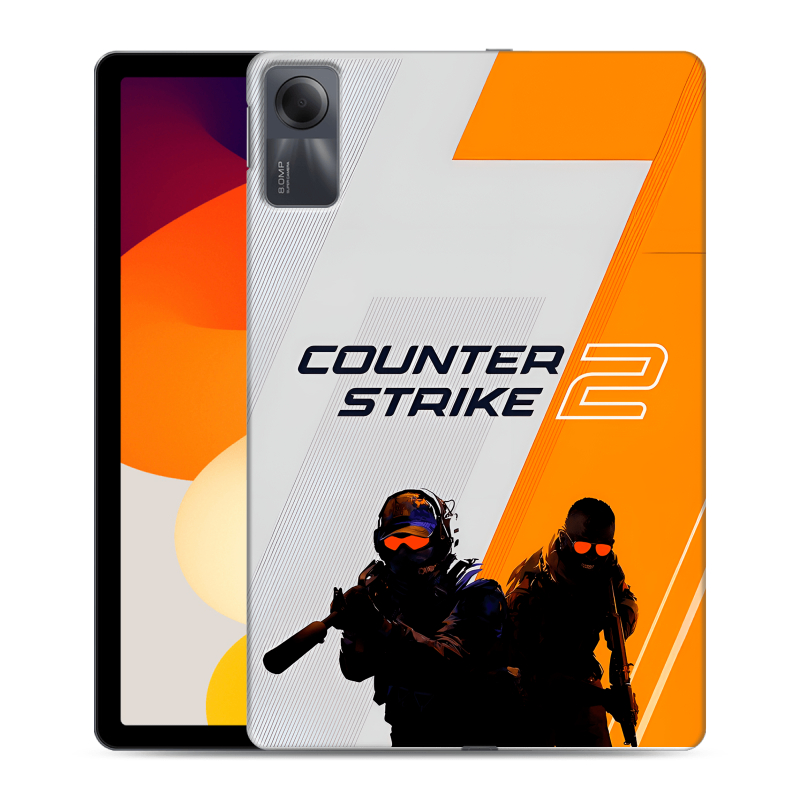 Силиконовый чехол на Xiaomi RedMi Pad SE с принтом Counter Strike Силиконовый чехол на Xiaomi RedMi Pad SE с принтом Counter Strike