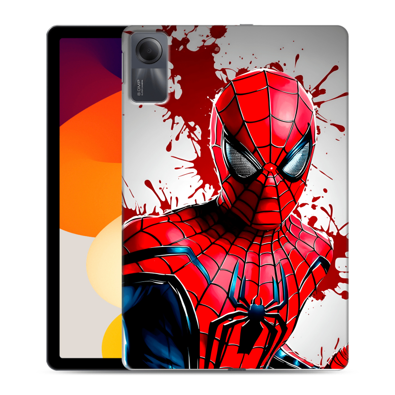 Силиконовый чехол на Xiaomi RedMi Pad SE с принтом Spiderman Человек паук Силиконовый чехол на Xiaomi RedMi Pad SE с принтом Spiderman Человек паук