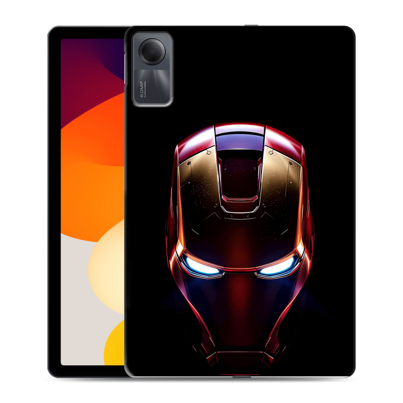 Силиконовый чехол на Xiaomi RedMi Pad SE с принтом IronMan Железный человек Силиконовый чехол на Xiaomi RedMi Pad SE с принтом IronMan Железный человек
