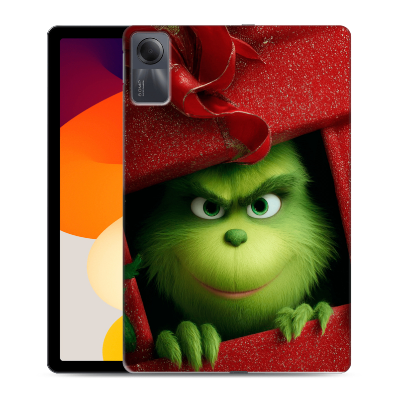 Силиконовый чехол на Xiaomi RedMi Pad SE с принтом Новый год Силиконовый чехол на Xiaomi RedMi Pad SE с принтом Новый год