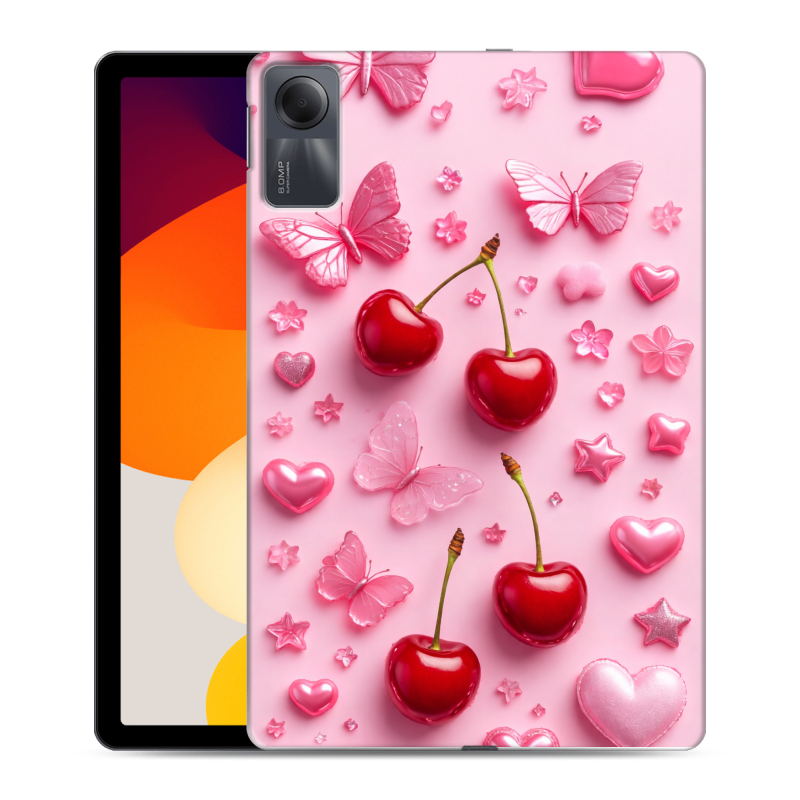 Силиконовый чехол на Xiaomi RedMi Pad SE с принтом для девочек Силиконовый чехол на Xiaomi RedMi Pad SE с принтом для девочек