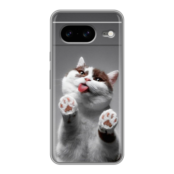 Силиконовый чехол на Google Pixel 8 с принтом Коты