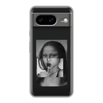 Силиконовый чехол на Google Pixel 8 с принтом Мона Лиза