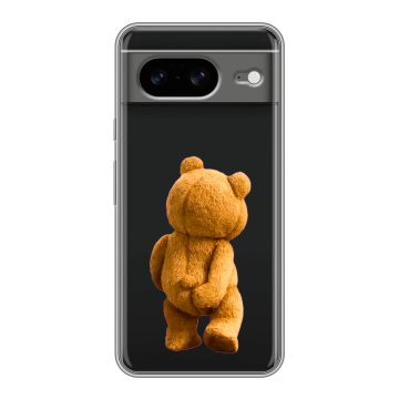 Силиконовый чехол на Google Pixel 8 с принтом Медведь