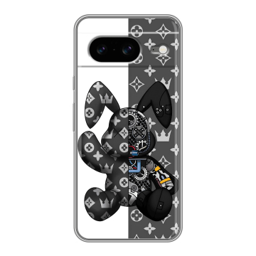 Силиконовый чехол на Google Pixel 8 с принтом Луи робот
