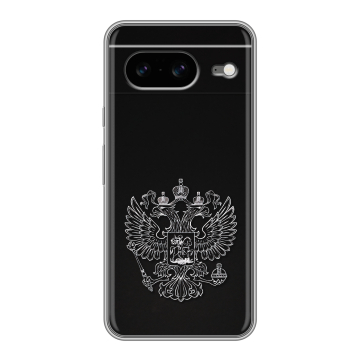 Силиконовый чехол на Google Pixel 8 с принтом Герб России Силиконовый чехол на Google Pixel 8 с принтом Герб России