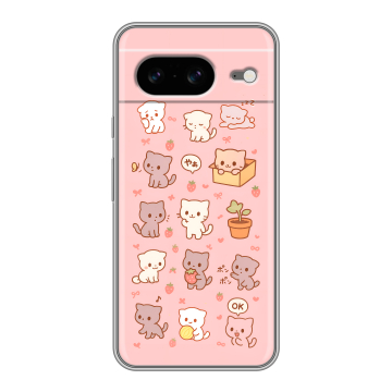 Силиконовый чехол на Google Pixel 8 с принтом Hello Kitty Хелоу Кити