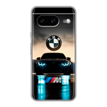 Силиконовый чехол на Google Pixel 8 с принтом БМВ BMW Силиконовый чехол на Google Pixel 8 с принтом БМВ BMW