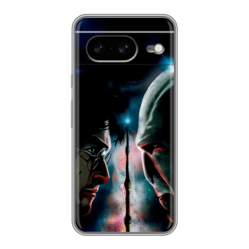 Силиконовый чехол на Google Pixel 8 с принтом Гарри Поттер Harry Potter