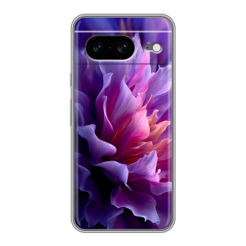 Силиконовый чехол на Google Pixel 8 с принтом женский цветы Силиконовый чехол на Google Pixel 8 с принтом женский цветы