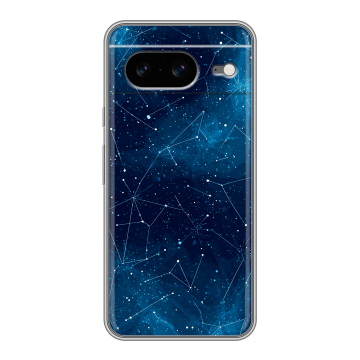 Силиконовый чехол на Google Pixel 8 с принтом Космос звезды