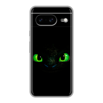 Силиконовый чехол на Google Pixel 8 с принтом Как приручить дракона
