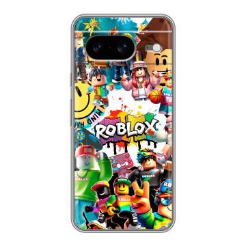 Силиконовый чехол на Google Pixel 8 с принтом Roblox Роблокс Силиконовый чехол на Google Pixel 8 с принтом Roblox Роблокс