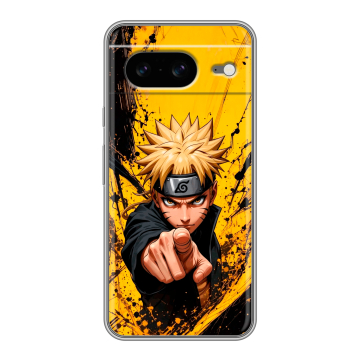 Силиконовый чехол на Google Pixel 8 с принтом Naruto Наруто