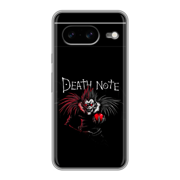 Силиконовый чехол на Google Pixel 8 с принтом Death note Тетрадь смерти